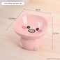 Ceramic Pet Bowl For Dog Cat With Cute Animals Design Feeders Bowls High Quality For Your Lovely Fur Kids