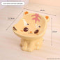 Ceramic Pet Bowl For Dog Cat With Cute Animals Design Feeders Bowls High Quality For Your Lovely Fur Kids
