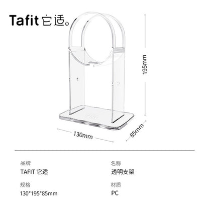 Tafit Hamster Transparent Crystal Hamster Accessories House, Hideout, Platform, Ladder, Water Bottle, Toilet,  Food Bowl