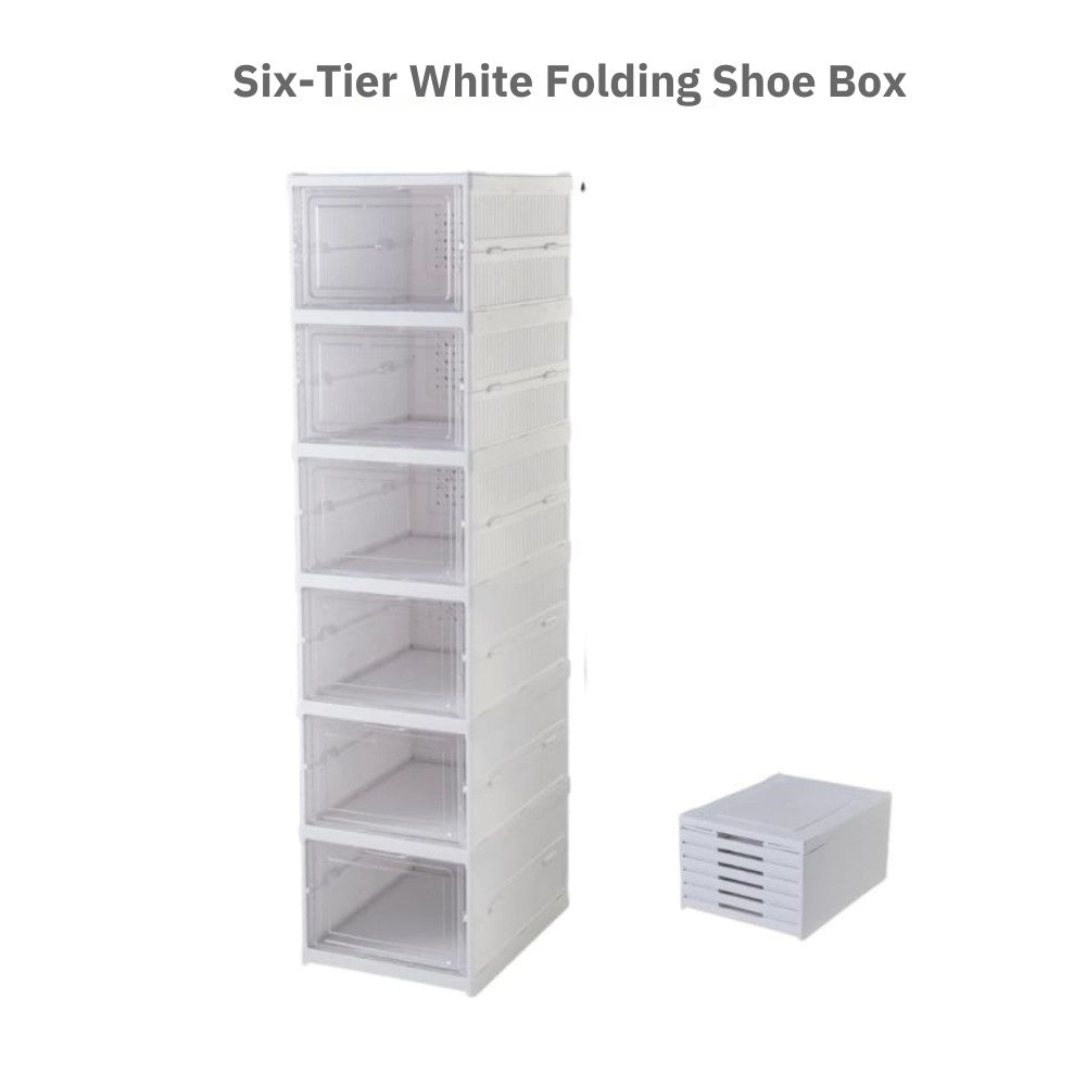 Foldable Shoe Box Transparent Display Box / Storage Box