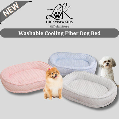 Pet Cooling Fiber Bed Universal Summer Cool Mat Pet Nest Ice Beans Large Dog Bed Mattress Cat Beds