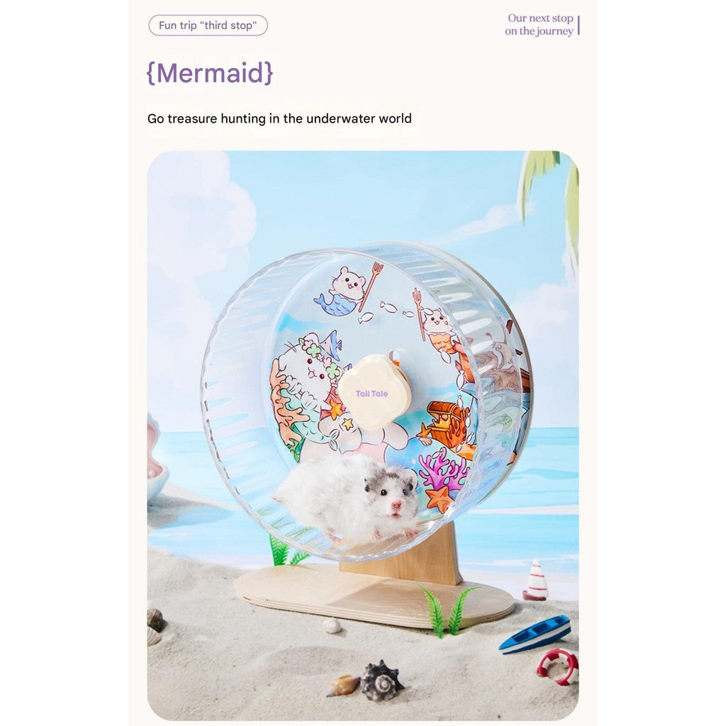 Tail Tale Hamster Silent Running Wheel 26cm