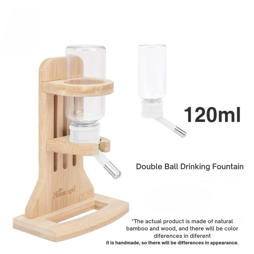 Niteangel Hamster Wooden Platforms Ladder Hideout Water Bottle Holder Bathroom Toilet Fences Accessories