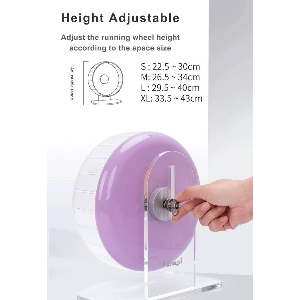 Niteangel Hamster Silent Running Wheel
