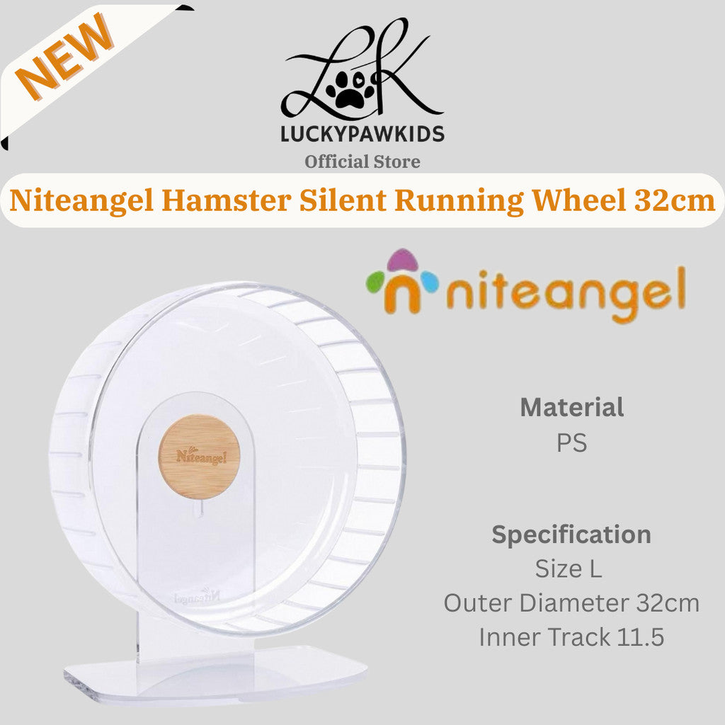 Niteangel Hamster Silent Running Wheel