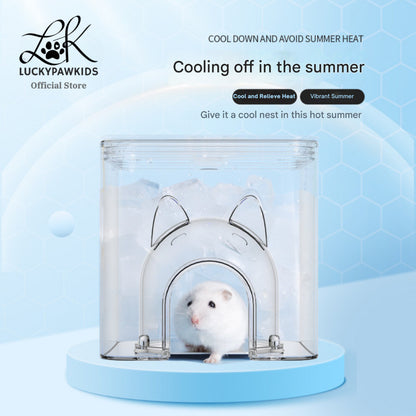 Hamster Cooling Ice Box With Aluminum Plate