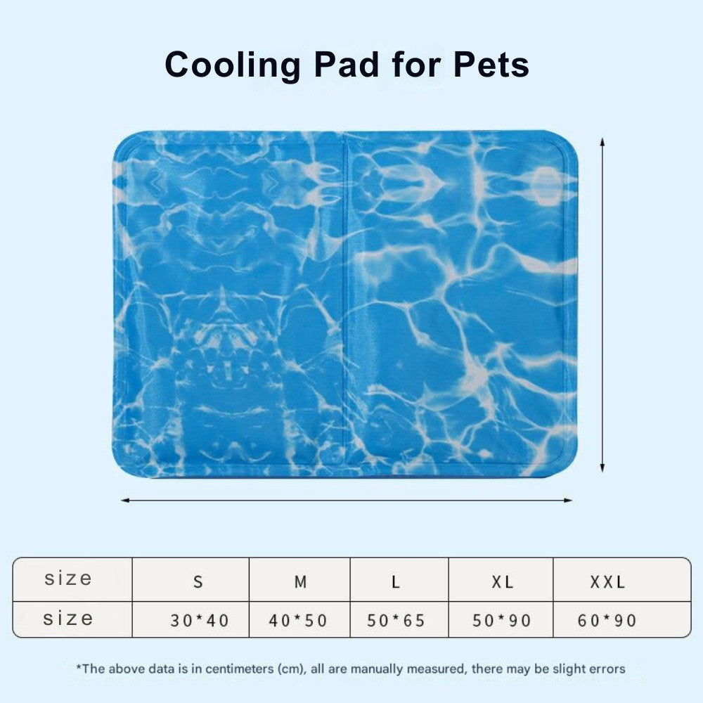 Pet Cooling Ice Mat For Dog Cat Cooling Pad Activated Cold Gel