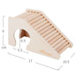 Niteangel Hamster Wooden Platforms Ladder Hideout Water Bottle Holder Bathroom Toilet Fences Accessories
