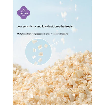 Tail Tale Hamster Bedding Low Dust Soft Wood Aspen Shaving 30L For Small Pets Rabbit Guinea Pig Chinchilla