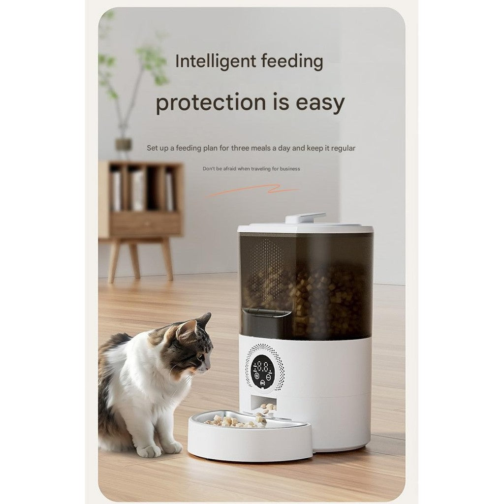 5L Auto Pet Smart Cat Feeder Cat Timed Quantitative Remote Automatic APP Feeder Cat Food Dog Food Smart Feeding Machine