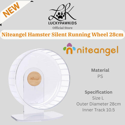 Niteangel Hamster Silent Running Wheel