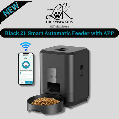 2L Auto Pet Smart Cat Feeder Cat Timed Quantitative Remote Automatic APP Feeder Cat Food Dog Food Smart Feeding Machine