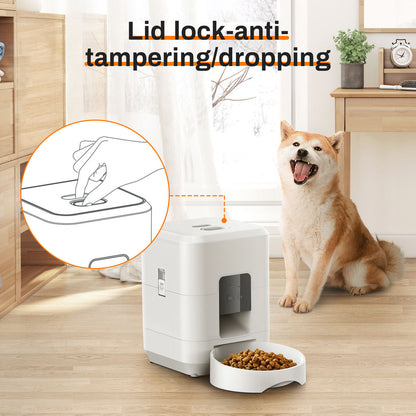 2L Auto Pet Smart Cat Feeder Cat Timed Quantitative Remote Automatic APP Feeder Cat Food Dog Food Smart Feeding Machine