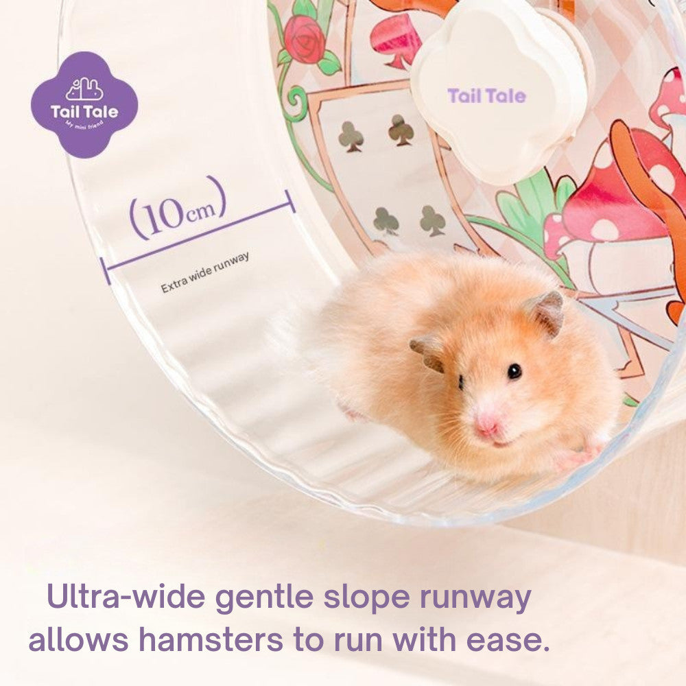 Tail Tale Hamster Silent Running Wheel 26cm