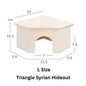 Niteangel Hamster Wooden Platforms Ladder Hideout Water Bottle Holder Bathroom Toilet Fences Accessories
