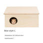 Niteangel Hamster Wooden Platforms Ladder Hideout Water Bottle Holder Bathroom Toilet Fences Accessories