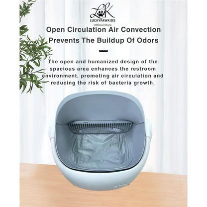 Open-Top Automated Cat Litter Box New Mini Version – Say Goodbye to Scooping Forever - Luckypawkids