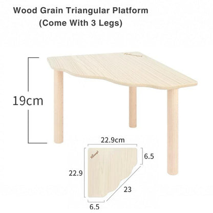 Niteangel Hamster Wooden Platforms Ladder Hideout Water Bottle Holder Bathroom Toilet Fences Accessories