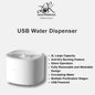 Automatic Pet Cat, Dog Feeder 4L Tuya APP Remote WIFI Stainless Steel Bowl + 5V USB Water Dispenser