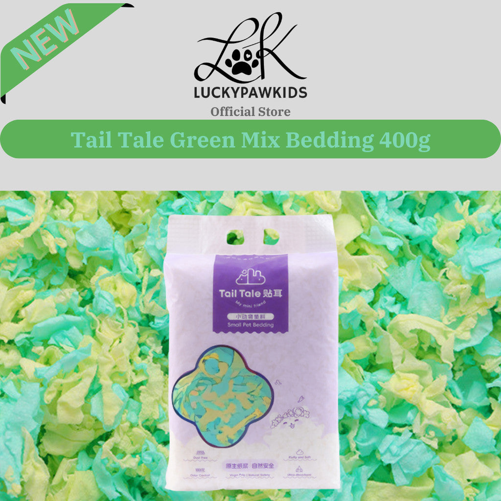 Tail Tale Hamster Paper Cotton Bedding Paper Pellets 400g