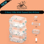 Nomoy Crystal Hamster Cage Transparent With Tunnel