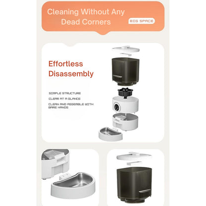 5L Auto Pet Smart Cat Feeder Cat Timed Quantitative Remote Automatic APP Feeder Cat Food Dog Food Smart Feeding Machine