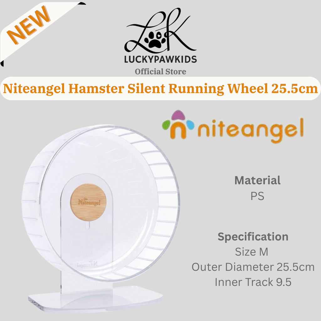 Niteangel Hamster Silent Running Wheel