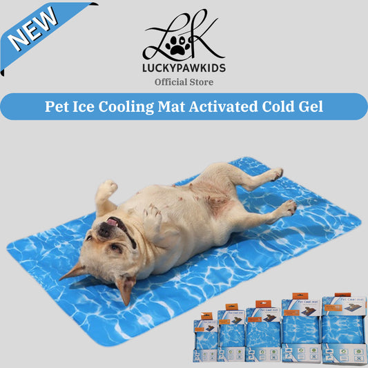 Pet Cooling Ice Mat For Dog Cat Cooling Pad Activated Cold Gel