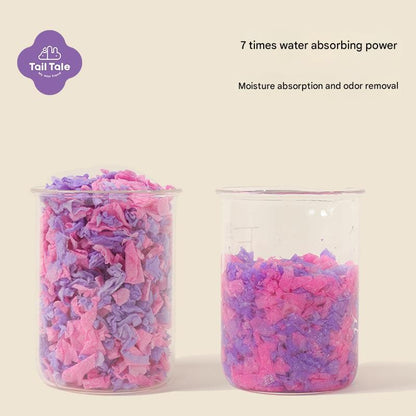 Tail Tale Hamster Paper Cotton Bedding Paper Pellets 400g