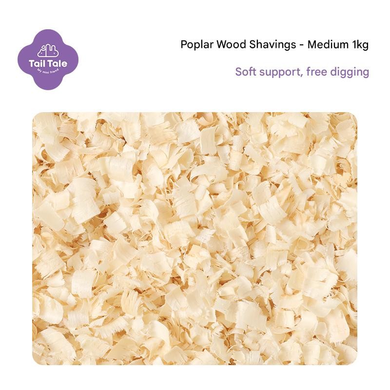 Tail Tale Hamster Bedding Low Dust Soft Wood Aspen Shaving 30L For Small Pets Rabbit Guinea Pig Chinchilla