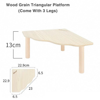 Niteangel Hamster Wooden Platforms Ladder Hideout Water Bottle Holder Bathroom Toilet Fences Accessories