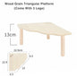 Niteangel Hamster Wooden Platforms Ladder Hideout Water Bottle Holder Bathroom Toilet Fences Accessories