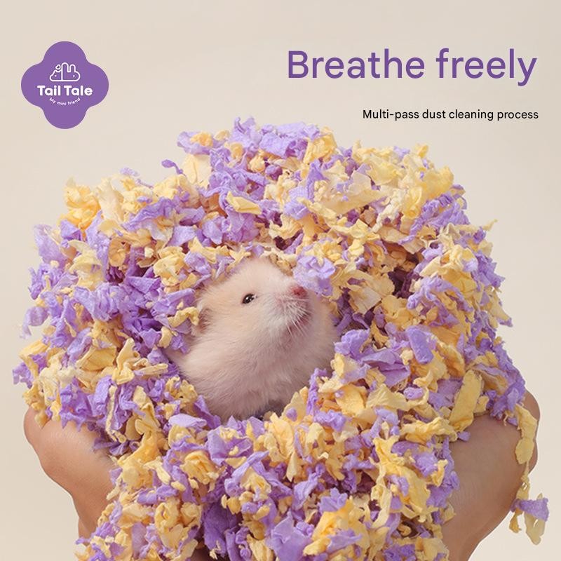 Tail Tale Hamster Paper Cotton Bedding Paper Pellets 400g