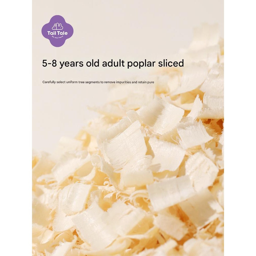 Tail Tale Hamster Bedding Low Dust Soft Wood Aspen Shaving 30L For Small Pets Rabbit Guinea Pig Chinchilla