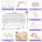 Hamster Cage Crystal Full Set 62cm Acrylic Hamster Cage Transparent Hamster Cage