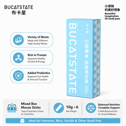 BUCATSTATE Premium Hamster Treats & Supplements Collection