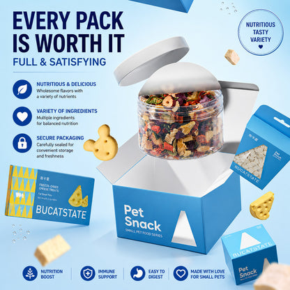 BUCATSTATE Premium Hamster Treats & Supplements Collection