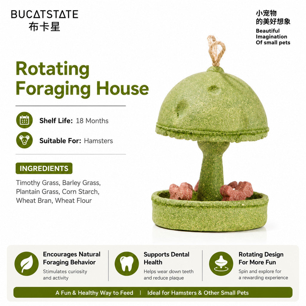 BUCATSTATE Premium Hamster Treats & Supplements Collection