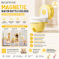 BUCATSTATE Magnetic Water Bottle Holder for Hamsters | Strong Magnet | Space-Saving Design | Adjustable Drinking Height