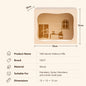 Tafit Wooden Hamster Hideout Villa | Modular Tunnel House for Syrian Hamsters & Small Pets