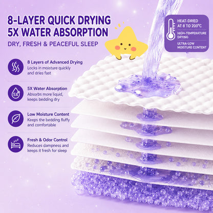 BUCATSTATE Hamster Starry Sky Paper Bedding 400g – Ultra-Fluffy, Dust-Free & Highly Absorbent Small Pet Bedding