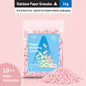 BUCATSTATE Rainbow Paper Granules 1kg – 10× Absorbent Dust-Free Bedding for Hamsters & Small Pets