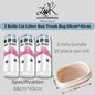 Cat Litter Trash Bags - Drawstring Cat Toilet Disposable Bag, Thickened Drawstring Type Trash Bag, Available In All Size