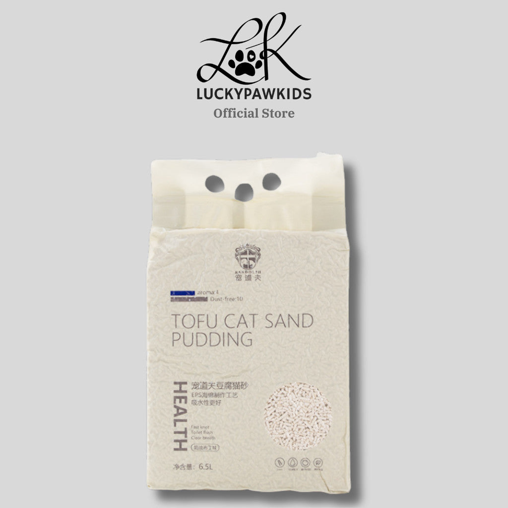 Milk Tofu Cat Litter, Water-Absorbing Particles, Degradable, Dust-Free, Multi-Flavored, Strong Water-Absorbing
