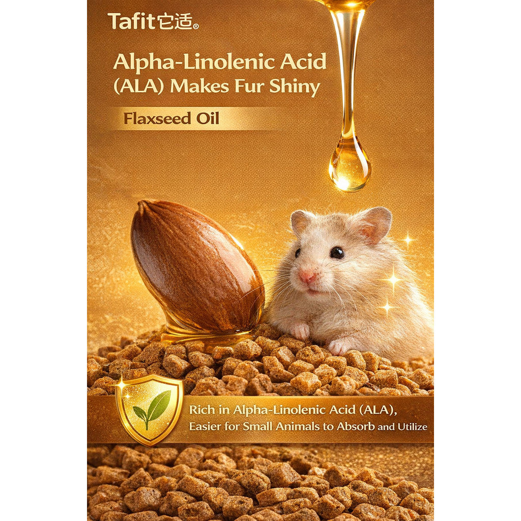 Tafit Complete Baked Hamster Food | 24-in-1 Nutrition | Gut Health + Shiny Fur Formula | Acai Berry + Postbiotics