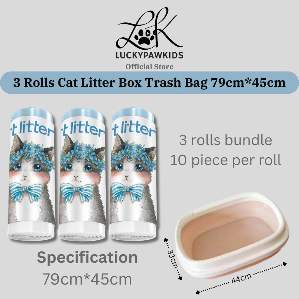 Cat Litter Trash Bags - Drawstring Cat Toilet Disposable Bag, Thickened Drawstring Type Trash Bag, Available In All Size