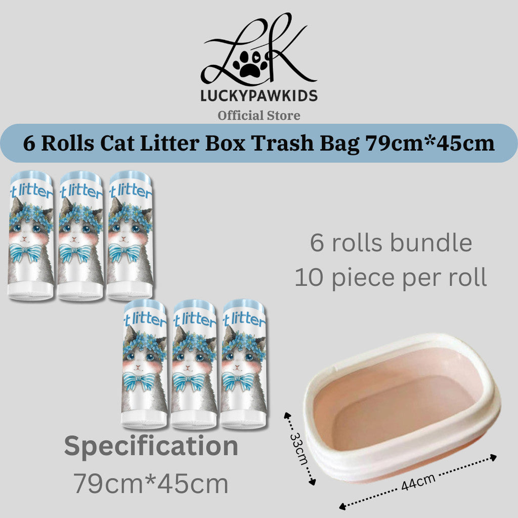Cat Litter Trash Bags - Drawstring Cat Toilet Disposable Bag, Thickened Drawstring Type Trash Bag, Available In All Size