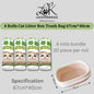 Cat Litter Trash Bags - Drawstring Cat Toilet Disposable Bag, Thickened Drawstring Type Trash Bag, Available In All Size