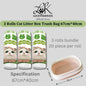 Cat Litter Trash Bags - Drawstring Cat Toilet Disposable Bag, Thickened Drawstring Type Trash Bag, Available In All Size
