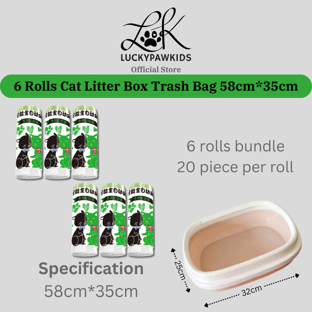 Cat Litter Trash Bags - Drawstring Cat Toilet Disposable Bag, Thickened Drawstring Type Trash Bag, Available In All Size